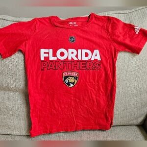 Adidas Kids Florida Panthers Red T-Shirt
